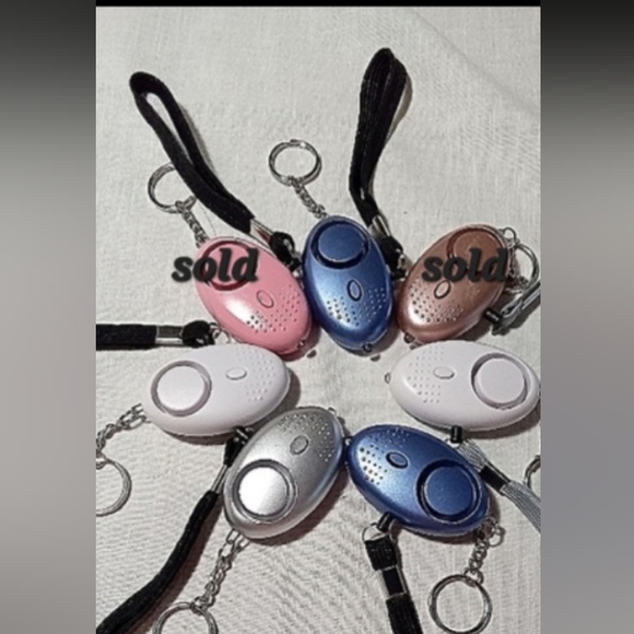 STOCKING STUFFER * Personal Safety Alarm Keychain with Flashlight, - Picture 1 of 6